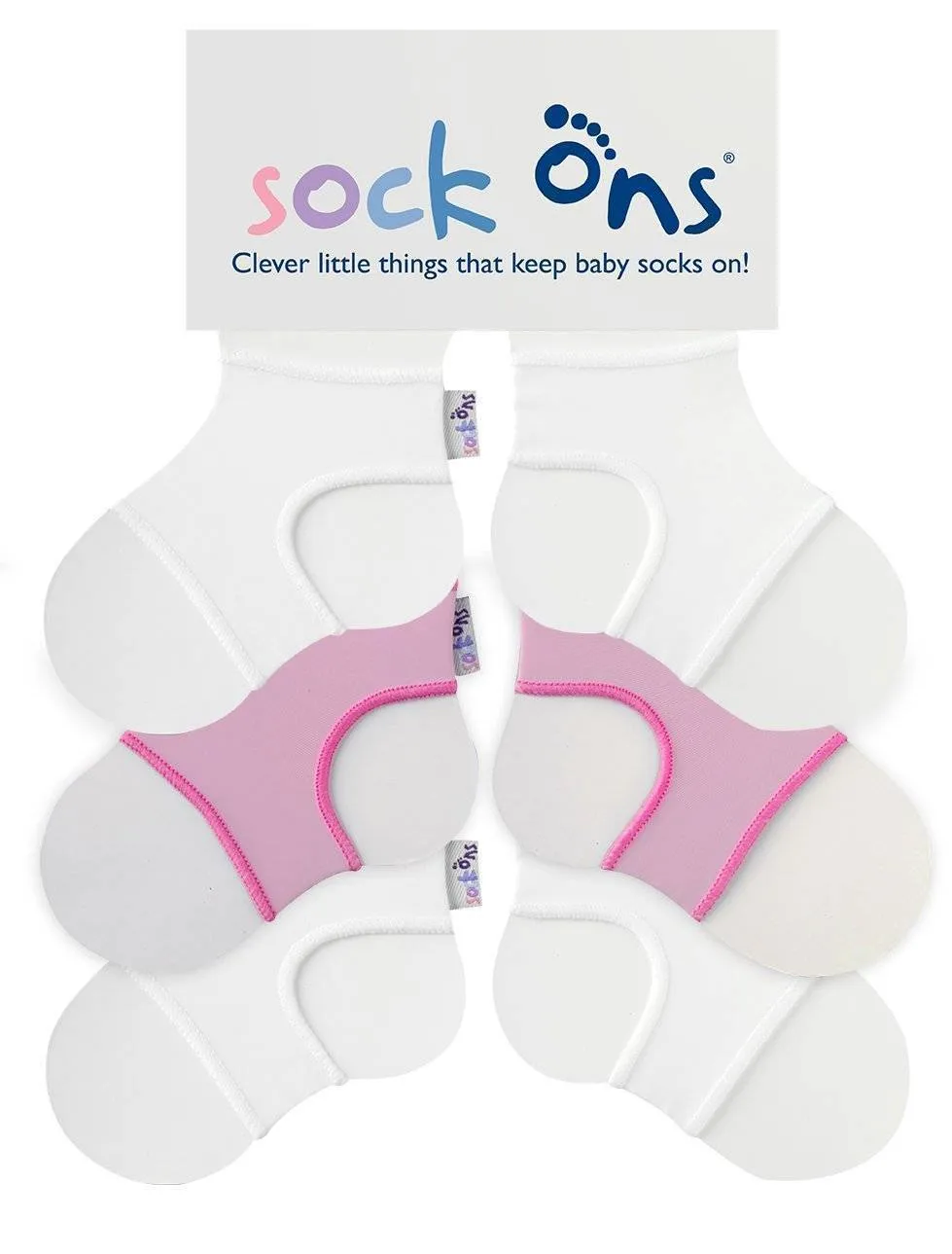 3pk Whites Sock Ons Multi Pack SAVE!