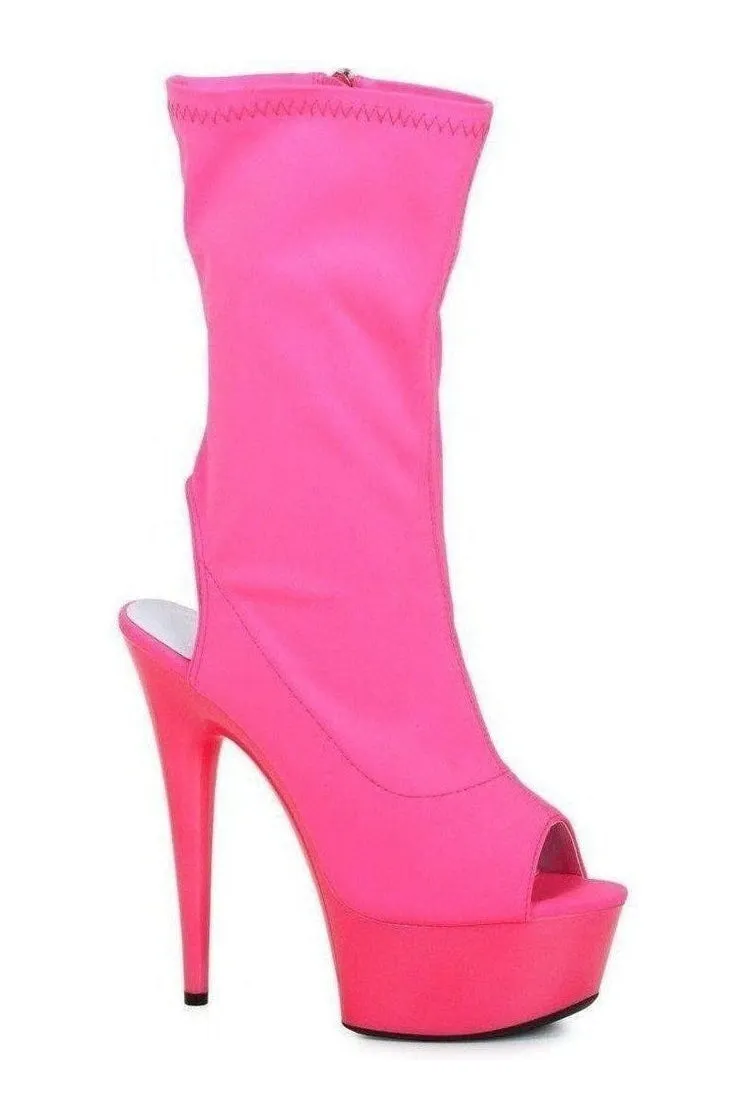 609-STACY Ankle Boots  | Fuchsia Stretch