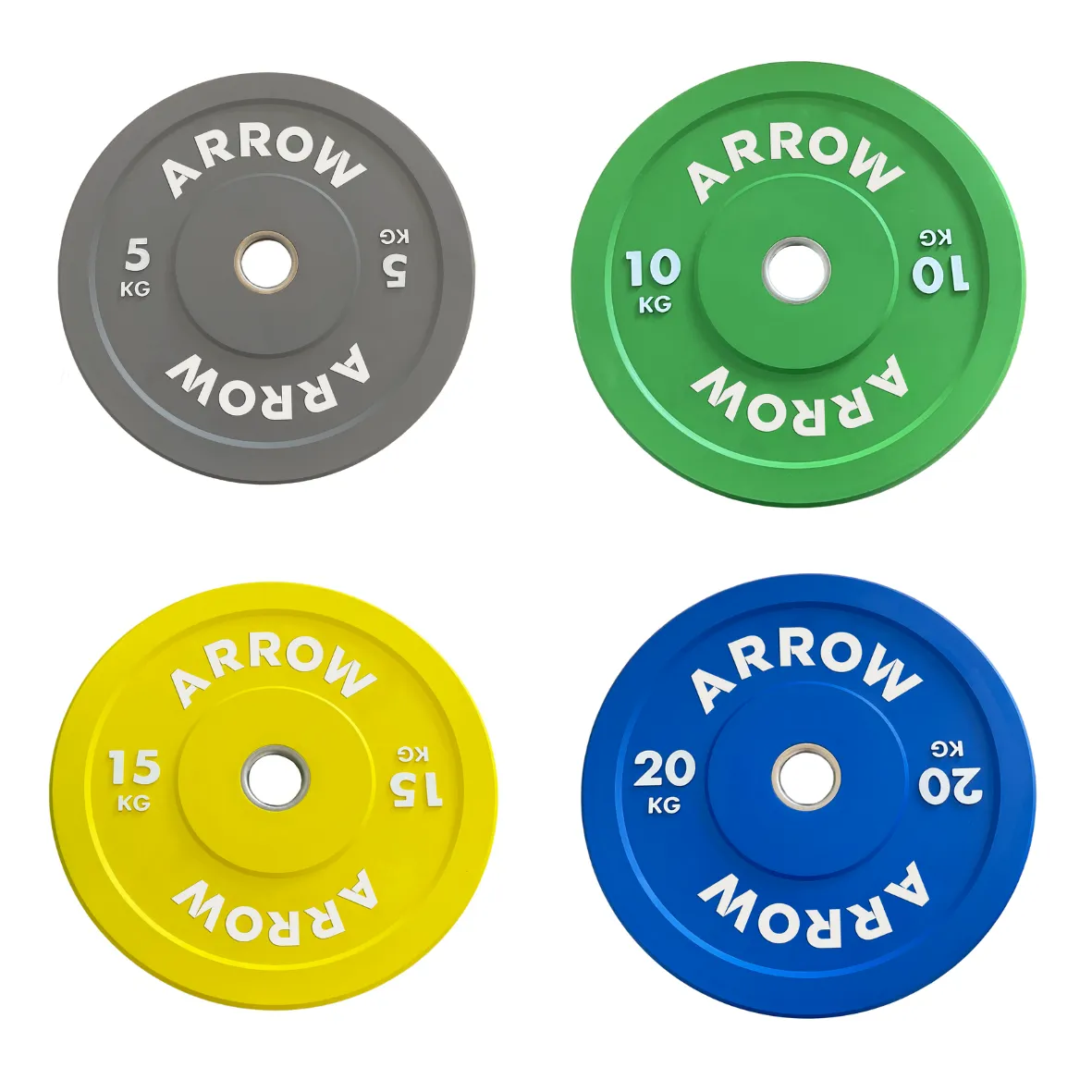 ARROW® Coloured Bumper Weight Plates