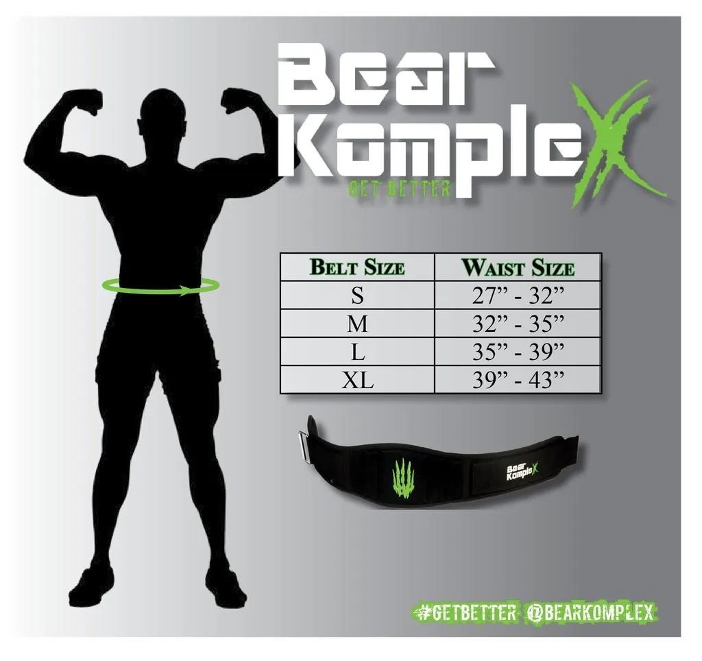 Bear Komplex Strength Belt w/ 6"