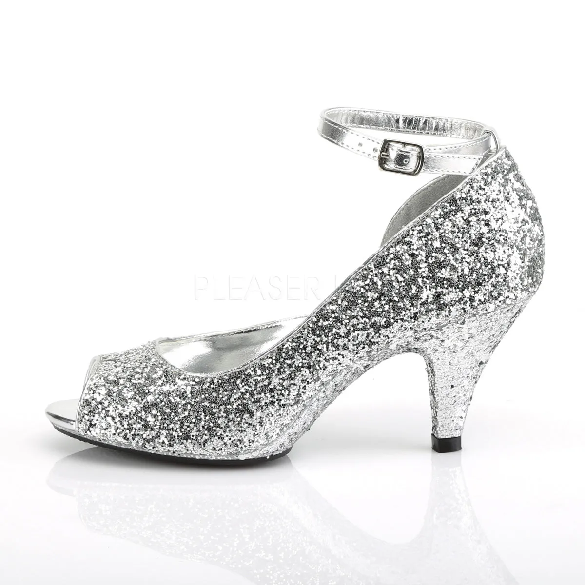 BELLE-381G  Silver Glitter/Silver Glitter