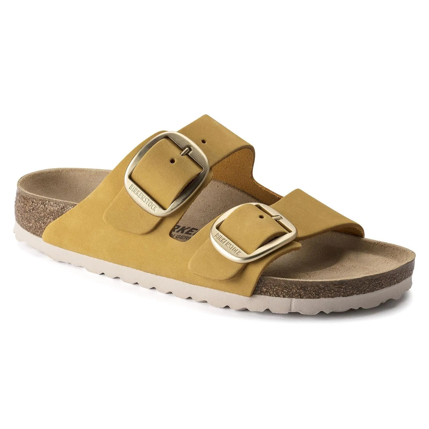 BIRKENSTOCK- ARIZONA BIG BUCKLE NUBUCK LEATHER SANDAL