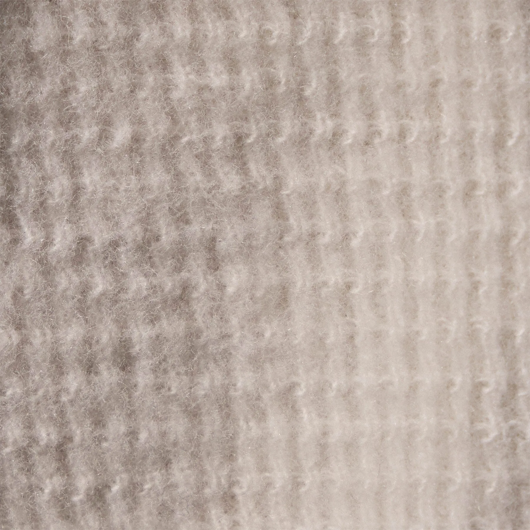 Brushed Thermal Knit Mock Neck - Oyster