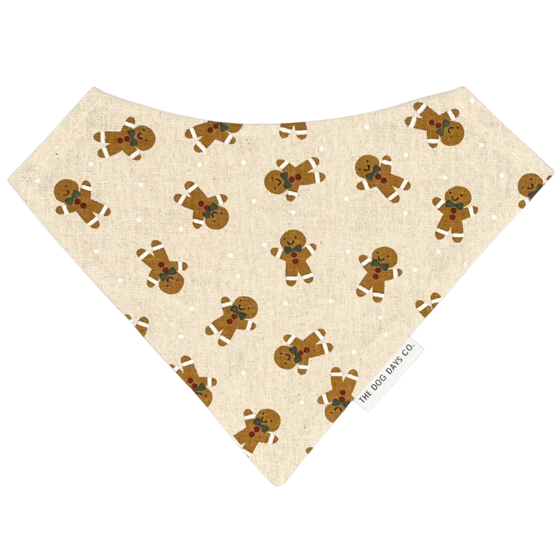 Canvas Gingerbread Bandana