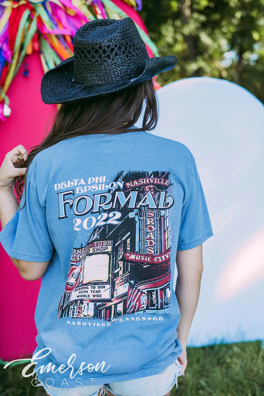 Delta Phi Epsilon Formal Broadway Boulevard Tee
