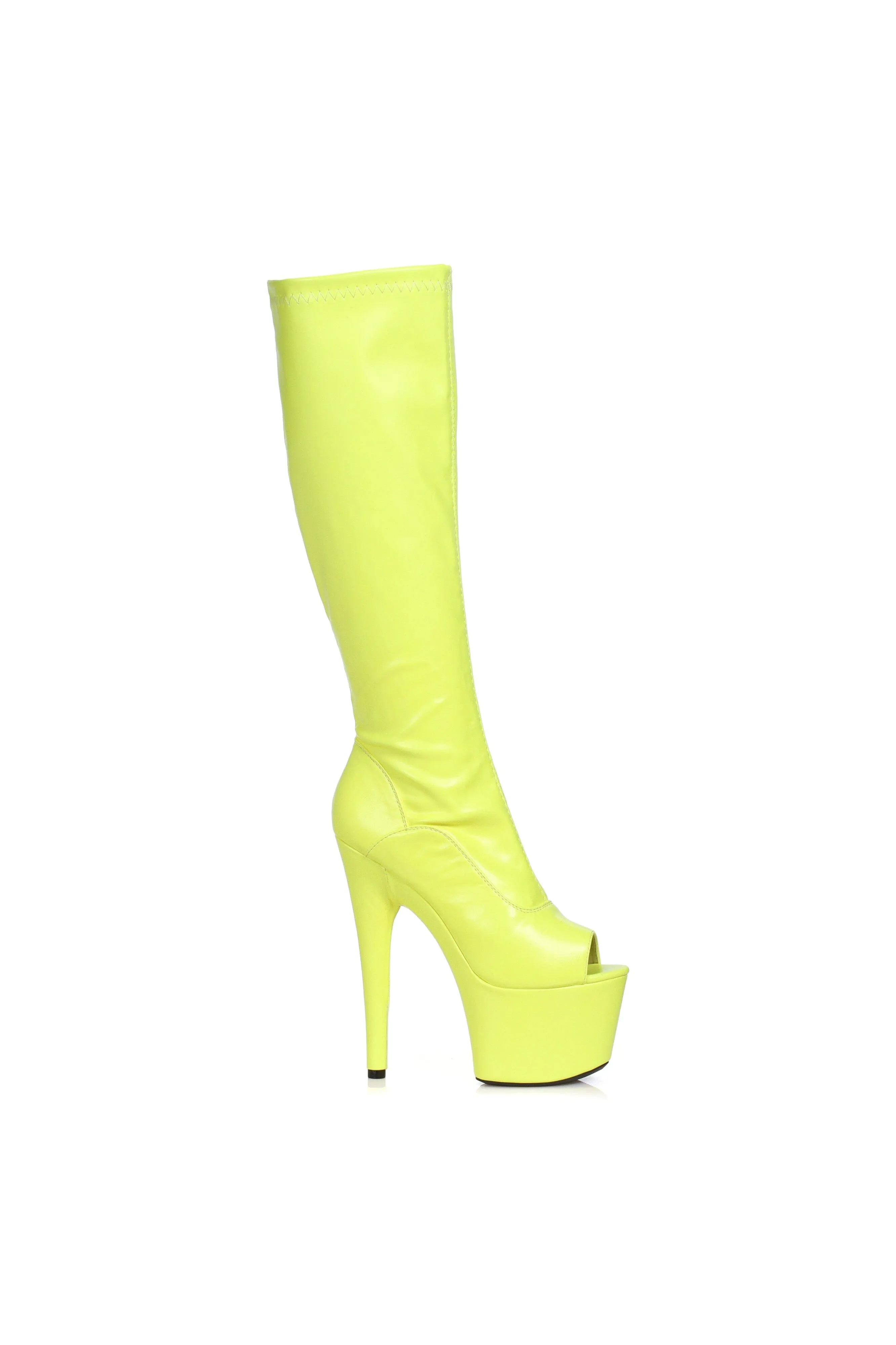 Ellie 709-VIVID 7" Neon Knee Boot