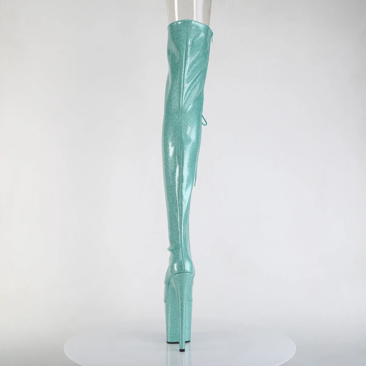 FLAMINGO-3021GP  Aqua Glitter Patent/M