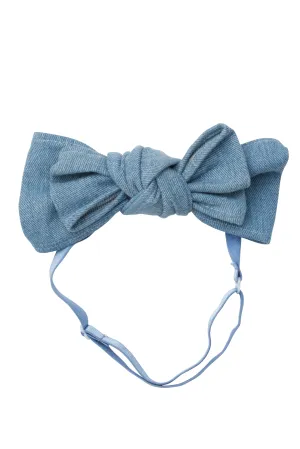 Floppy Denim Wrap - Sky Blue Denim