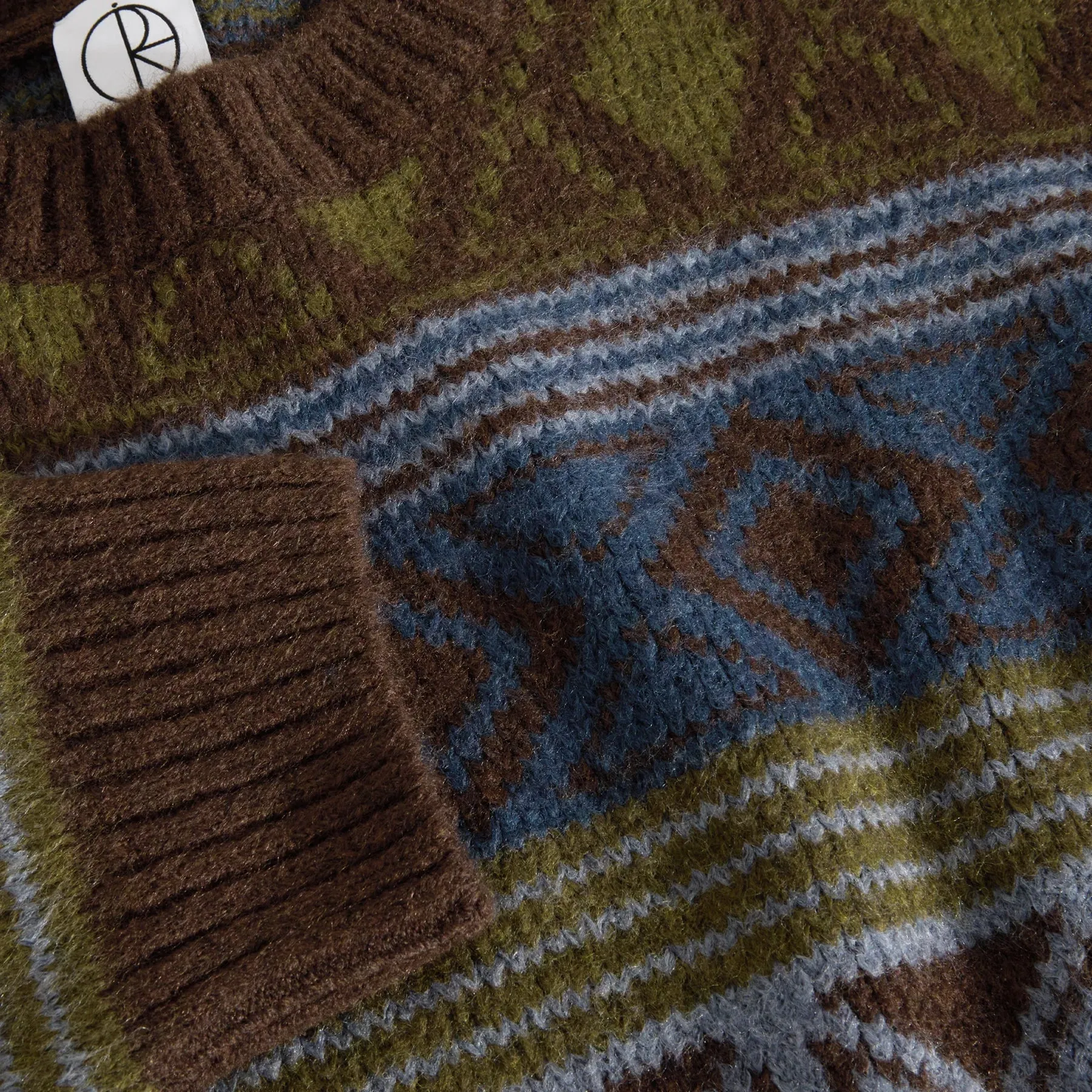 George Sweater Blue Green Mix