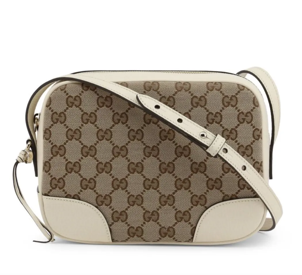 Gucci Canvas Supreme Camera Bag Ivory