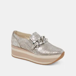 Jhenee Perf (Silver Nubuck)