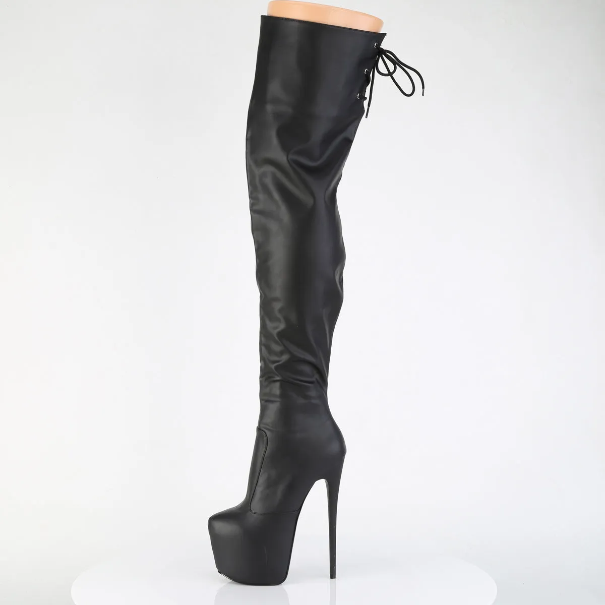 JUBILANT-3007  Black Stretch Faux Leather