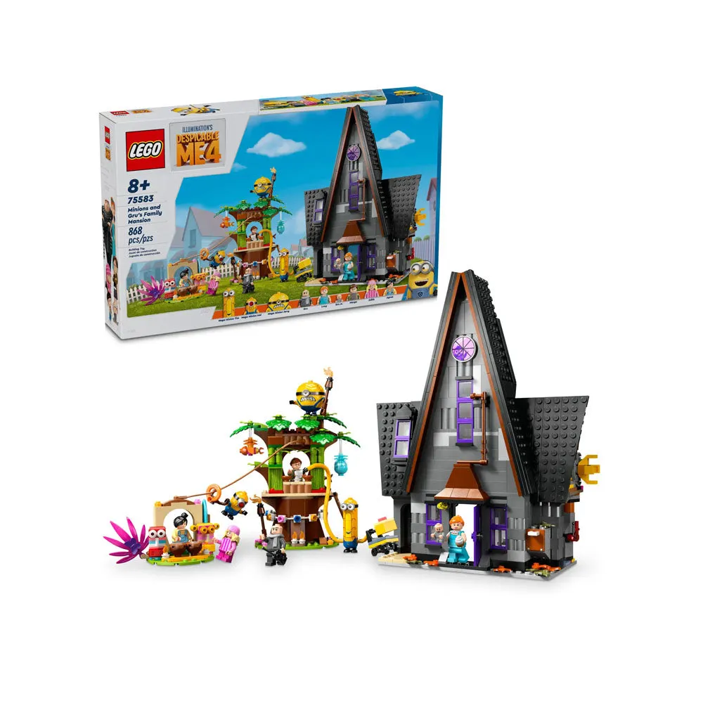 LEGO Despicable Me 4 Minions And Grus Family Mansion - 75583