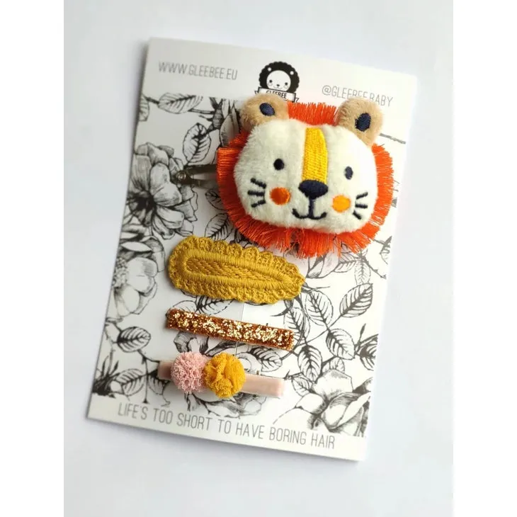 Little Brave One Hair Clip Set (set of four)