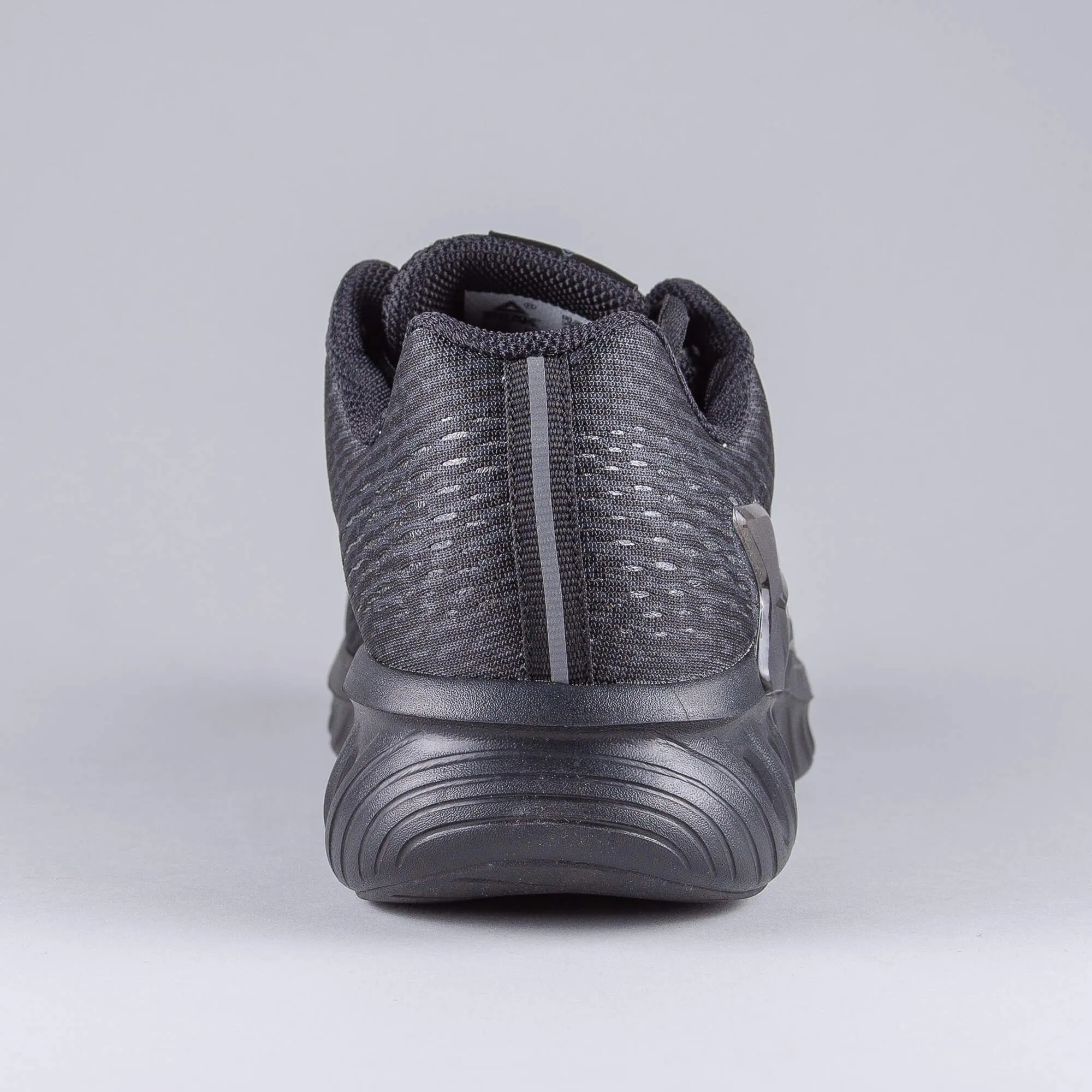 PEAK RUNNING SHOES BLACK MELANGE GREY