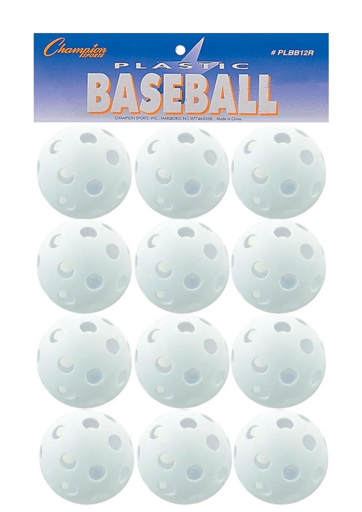 PLBB Plastic Wiffle Baseball