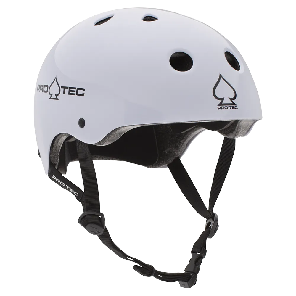PRO-TEC Classic Certified skate helmet - Gloss White