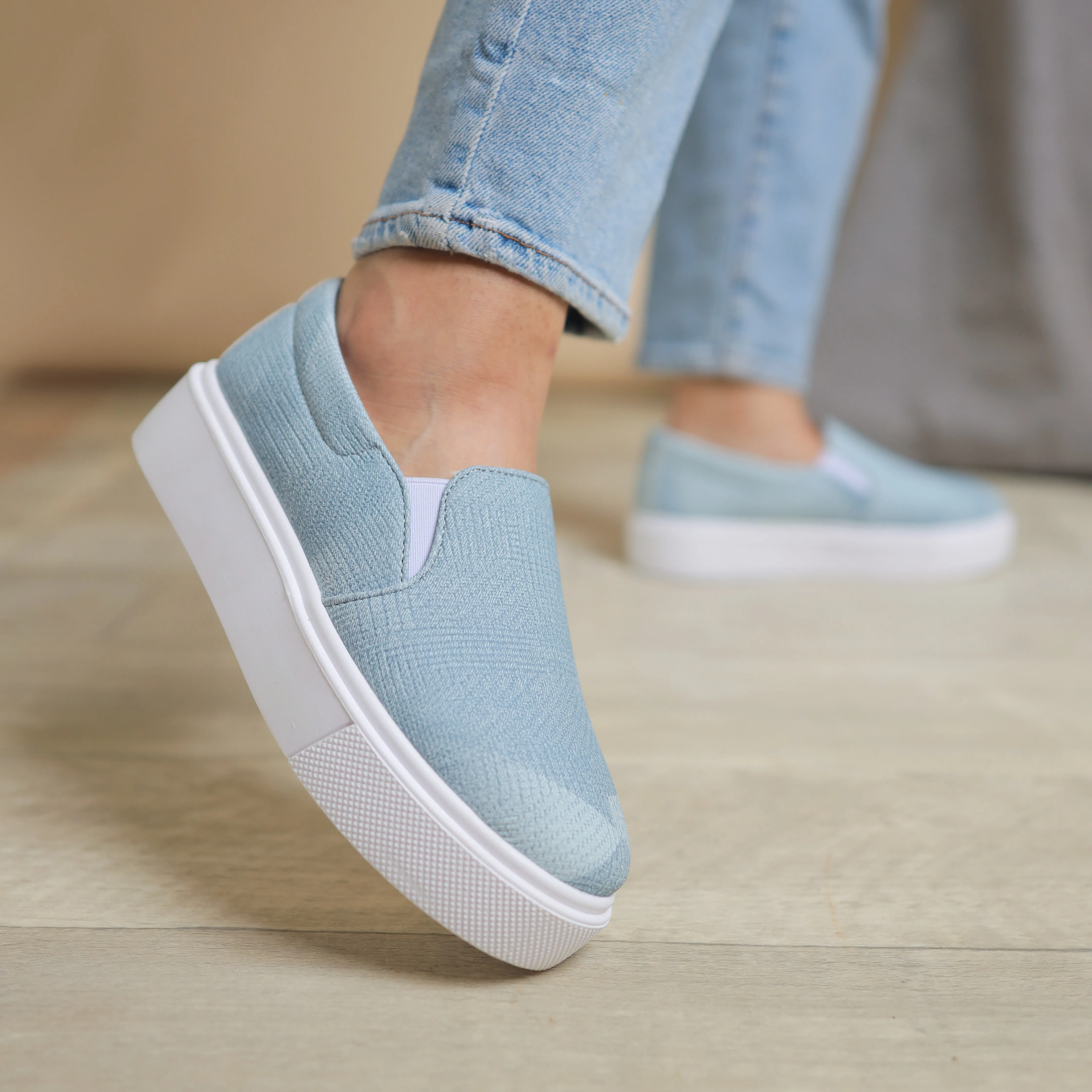 Sarmal | Starry Night Inspired Design Baby Blue[ Denim-Like Leather Material ]