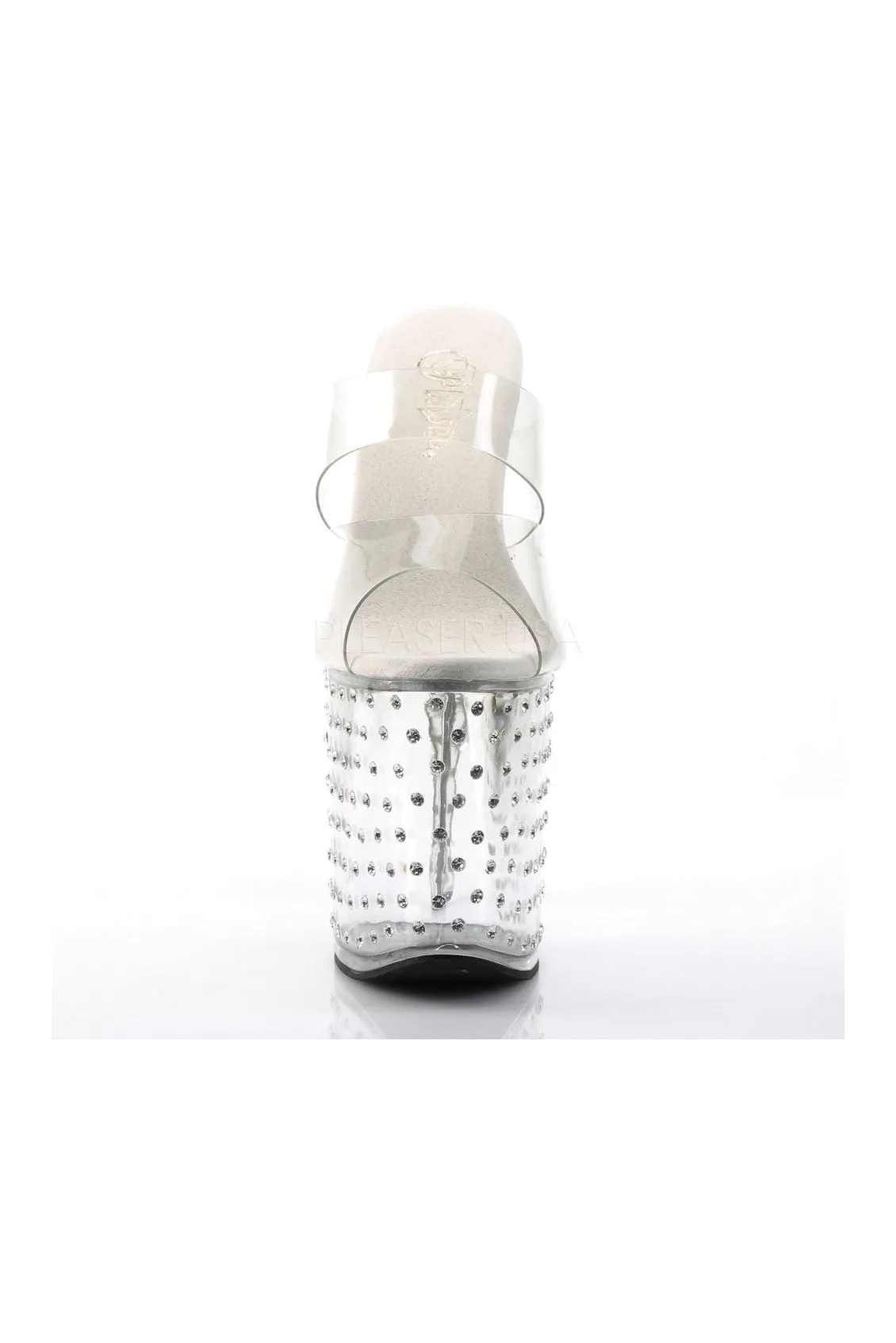 STARDUST-802 Platform Slide  | Clear Vinyl