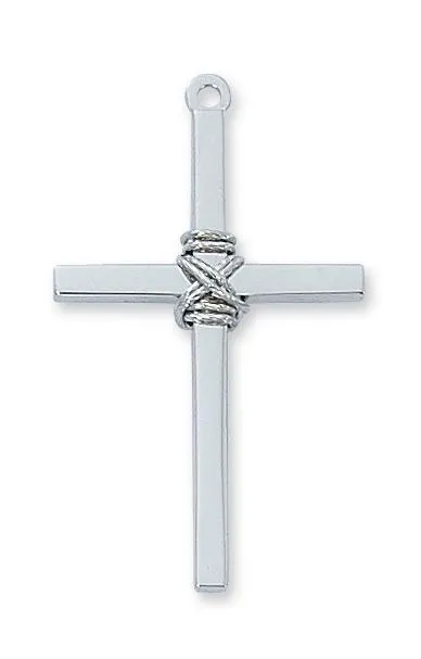 Sterling Silver Cross 1 3/8"