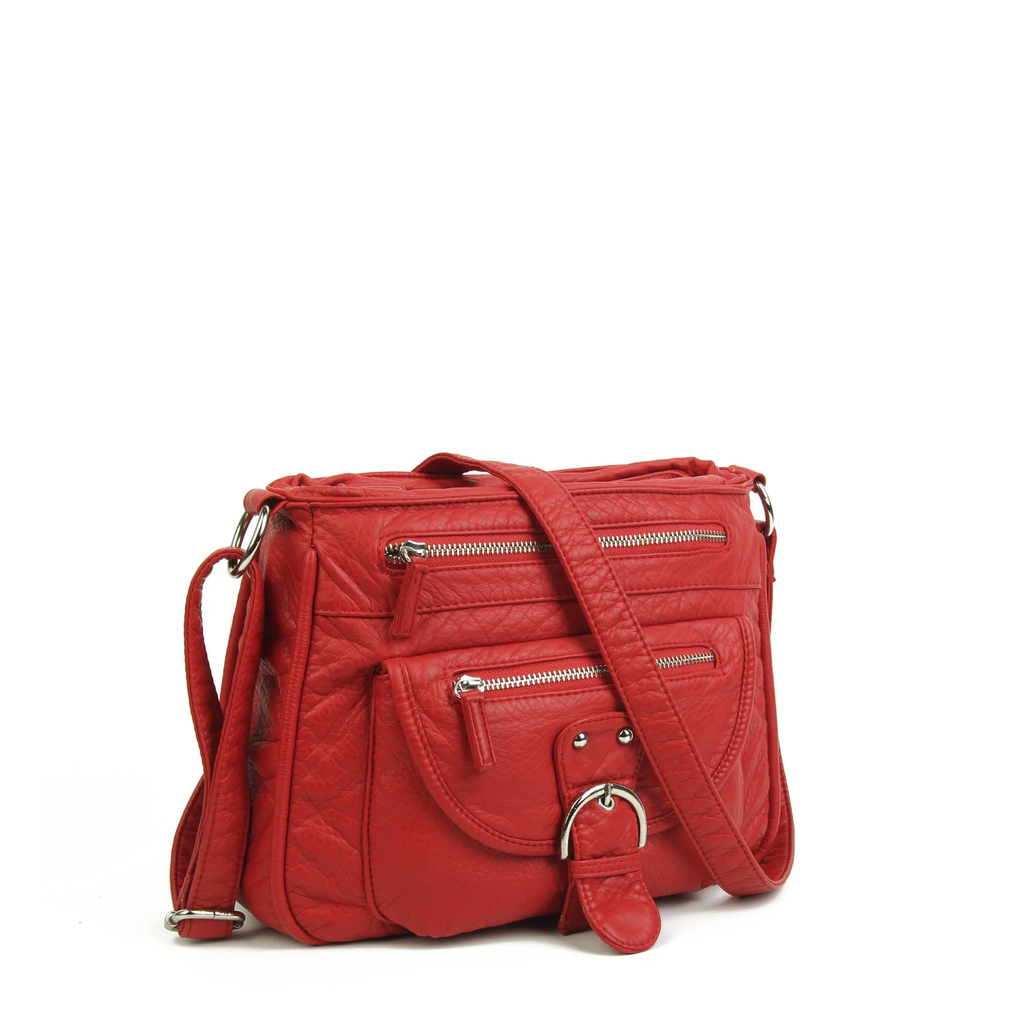 The Lorie Crossbody - Red