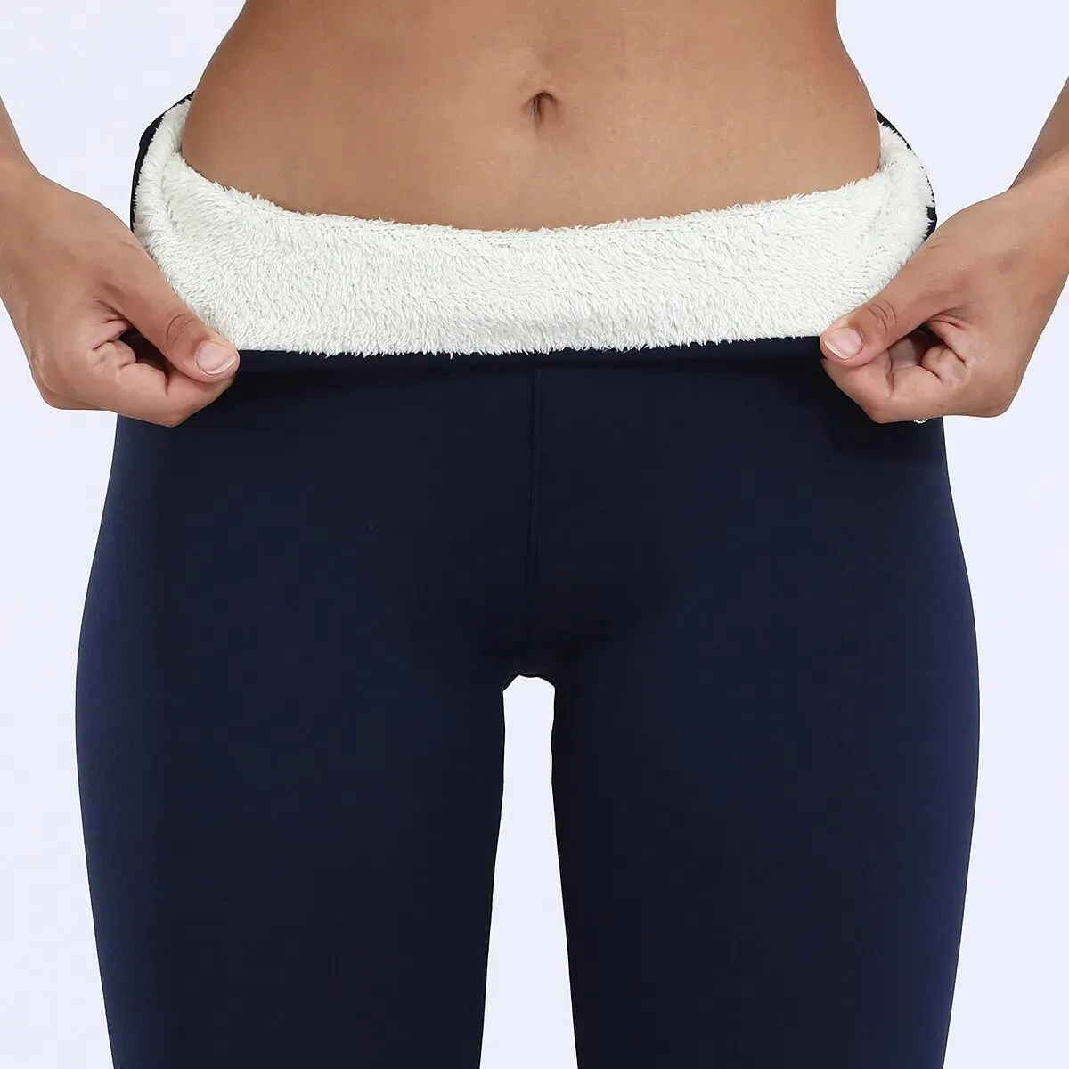 Warm Fleece Lined Leggings for Women Winter Pants Thick Leggings High Waist Cold-Resistant Pants