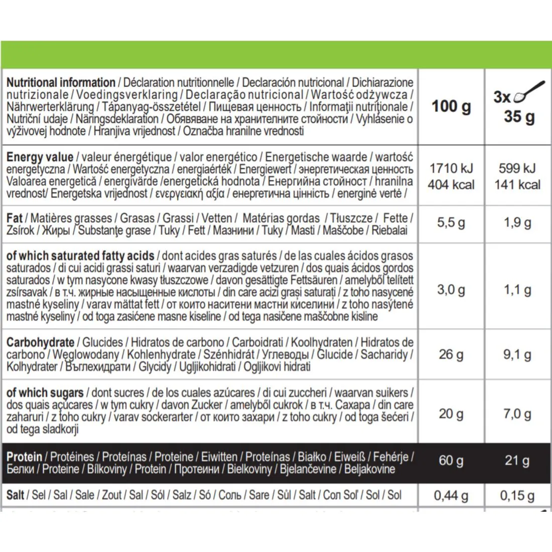 Whey protein bio chocolat 455g