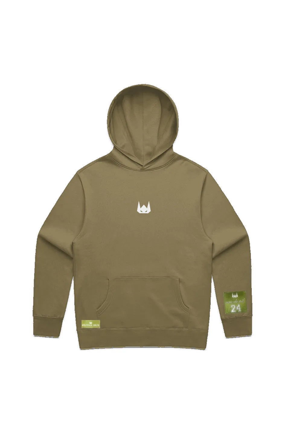 WOLFPACK UNLTD "RELAXXED"  PREMIUM EMBROIDERED HOODIE | SAND