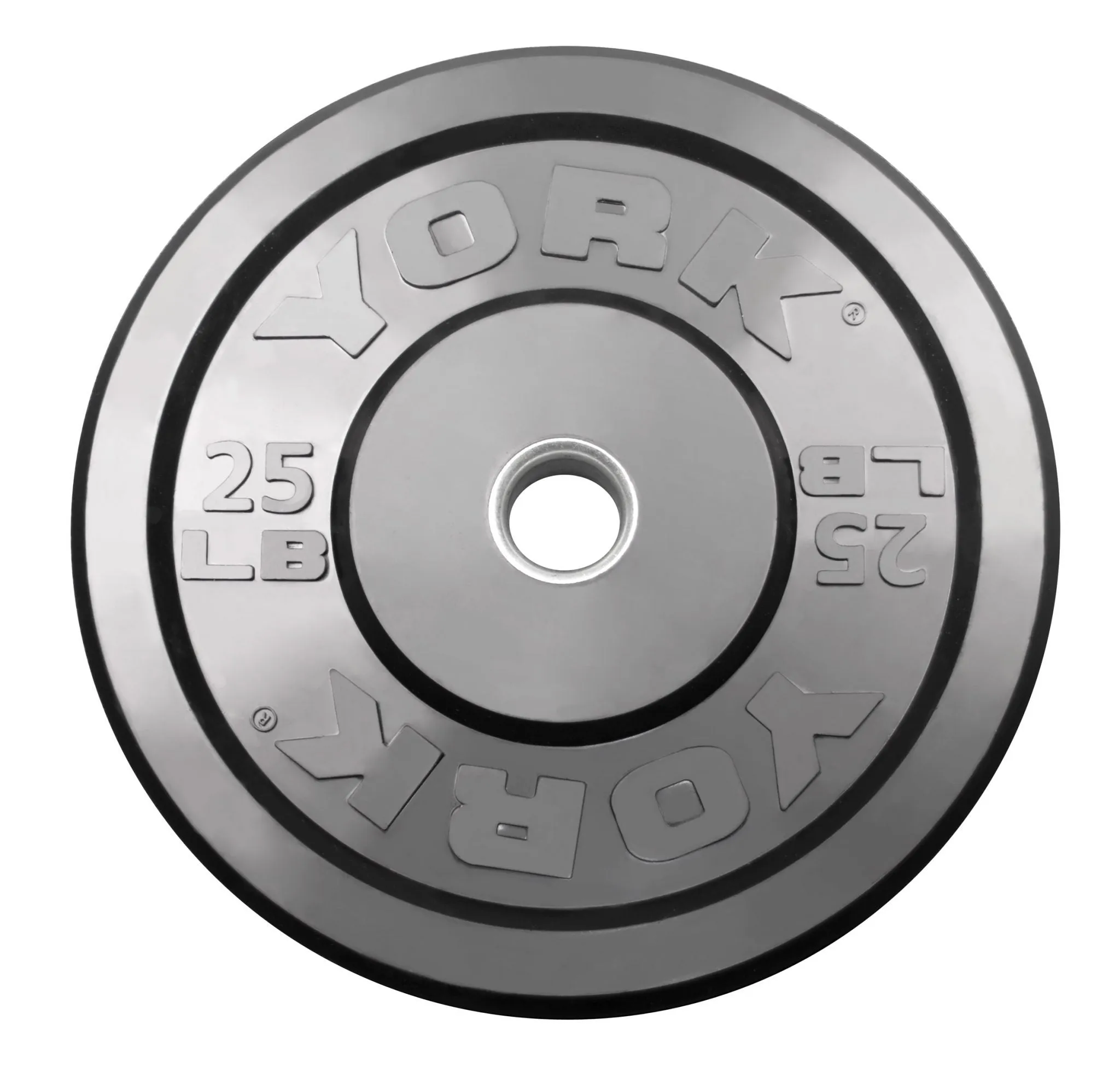 York Barbell YORK USA lb Training Bumper - Black; 29067 -29071